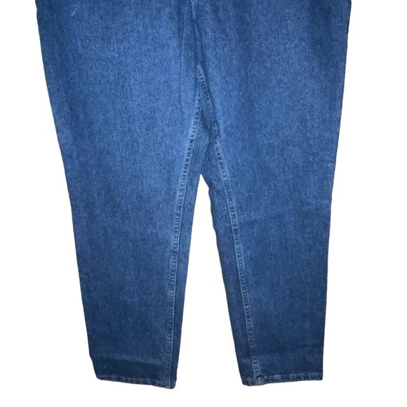 LEE Women Relaxed Jean 18W Dark Stone Tapered Cotton High Waist Plus 3075549 NWT - Picture 5 of 9